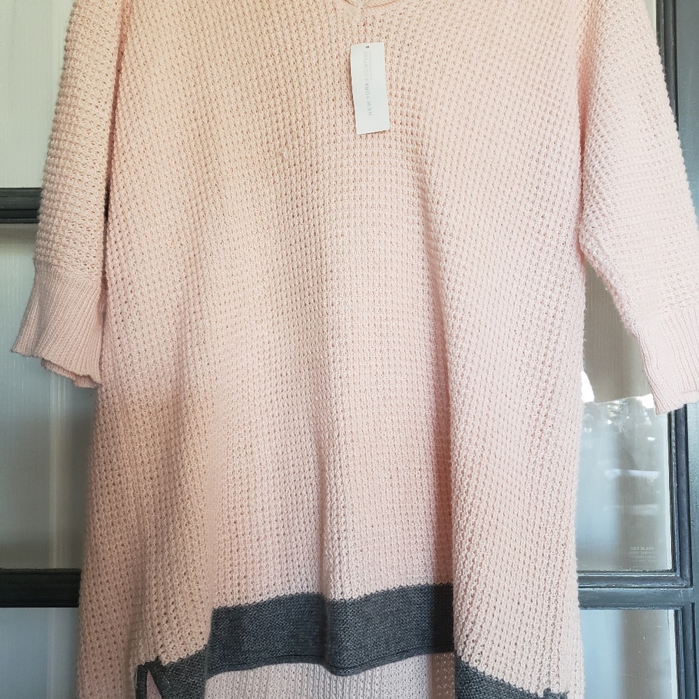 Two Tone Hooded Sweater